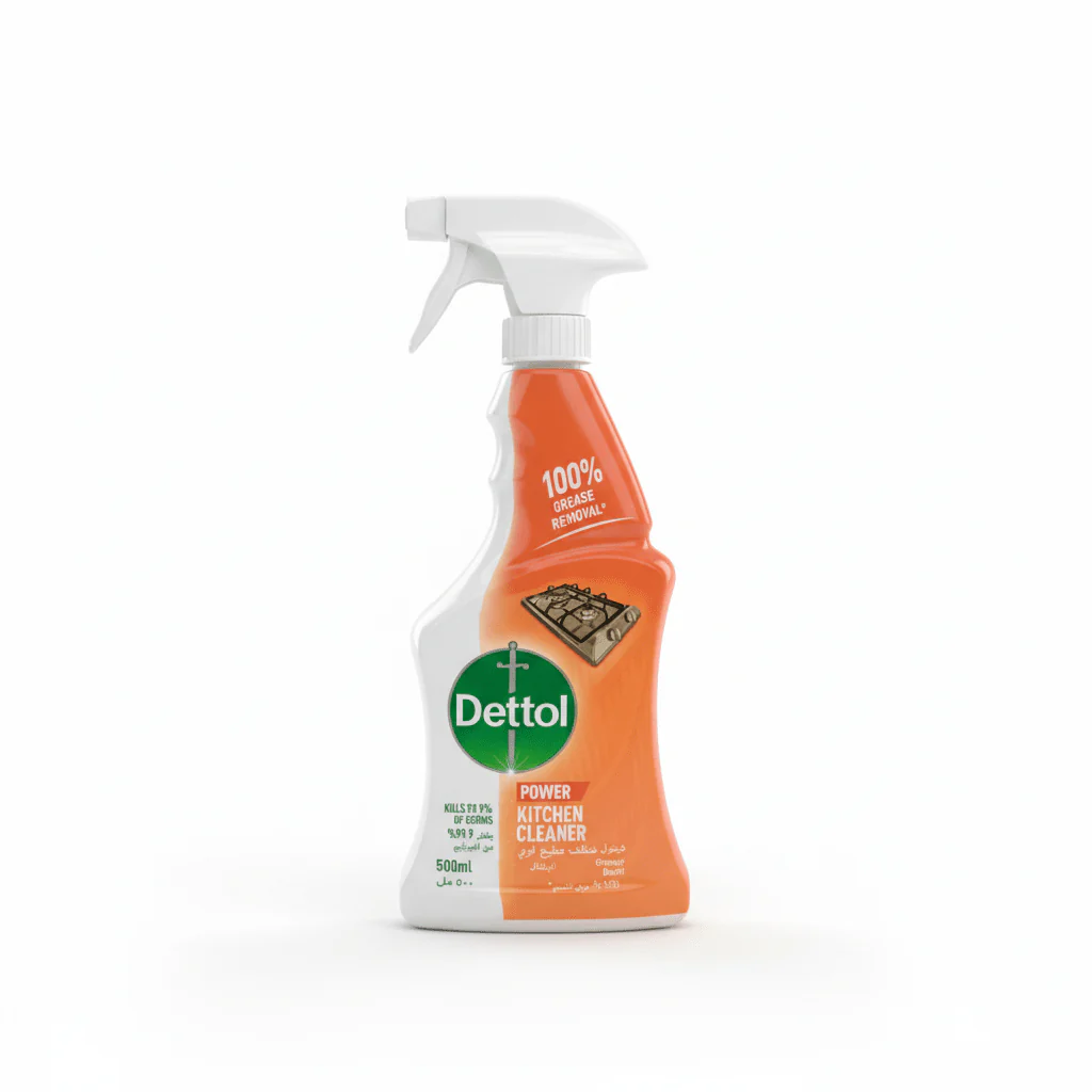 Dettol Orange Burst Antibacterial Kitchen Cleaner Spray-500ml