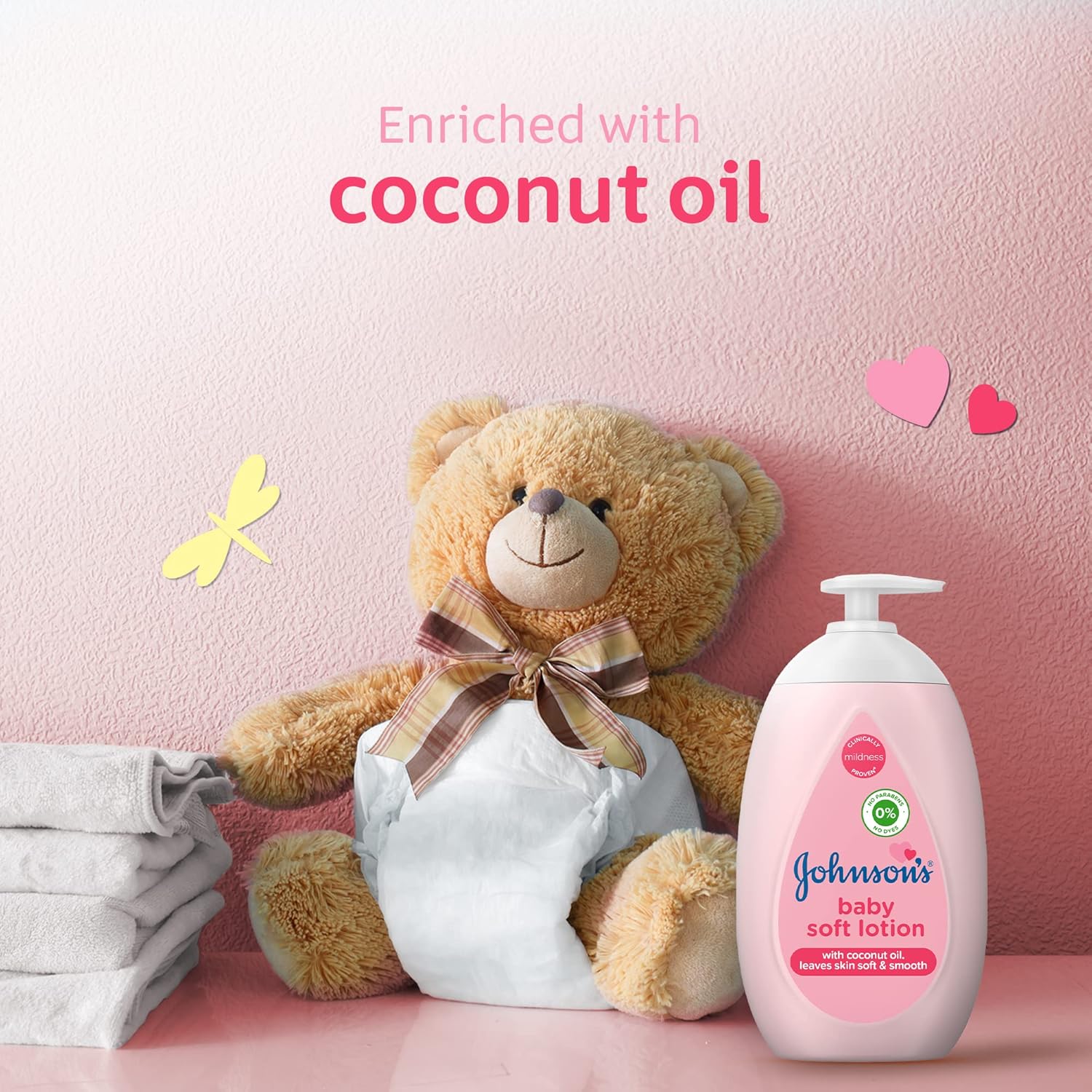 Johnson's Baby 24-Hour Moisture Lotion – 500ml + 200ml Bundle - Image 3