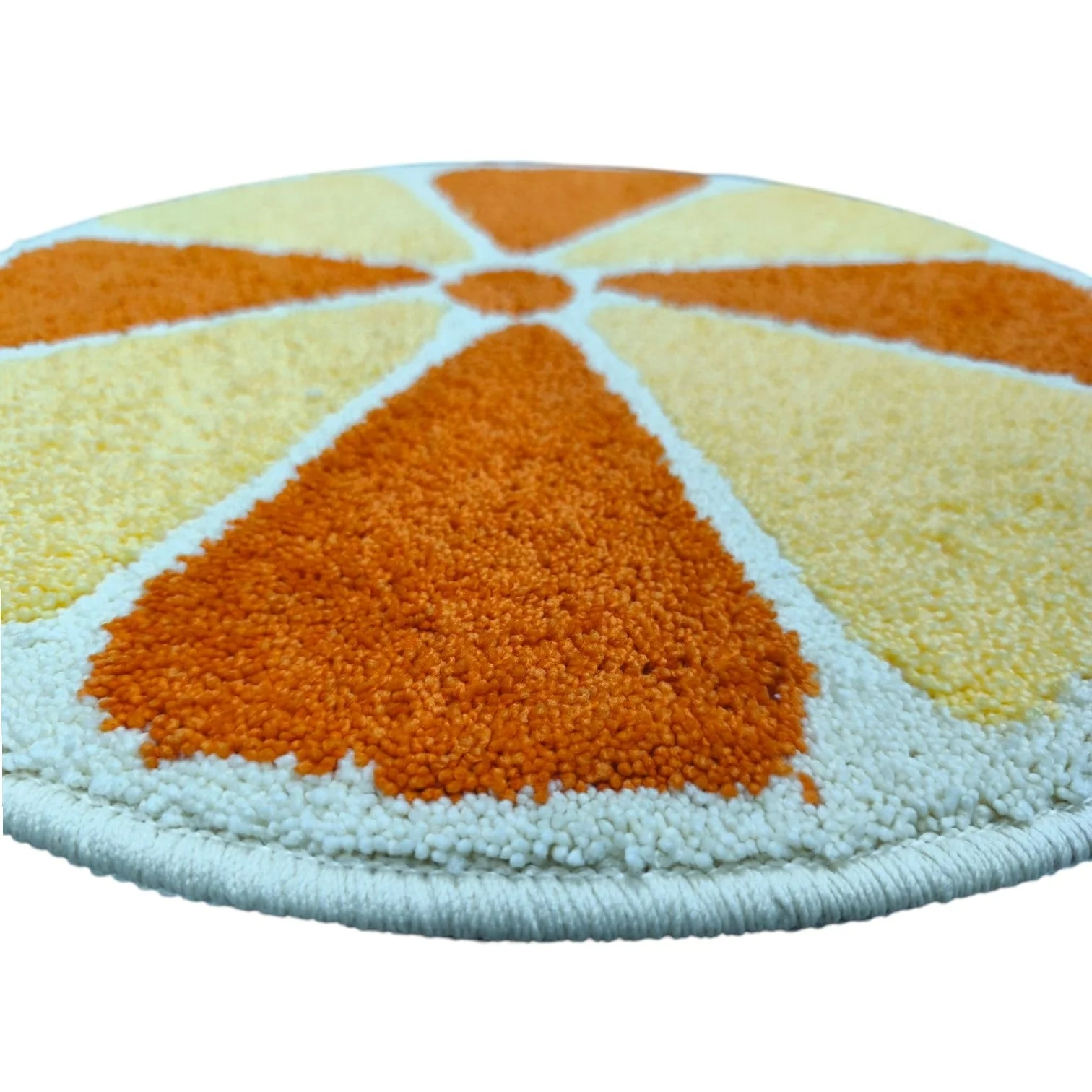 AKDC Door Mat Round Shape Feather Door Mat Cotton Reversible Mat Door Mat for Kitchen Door Mat for Home-60cm - Image 3