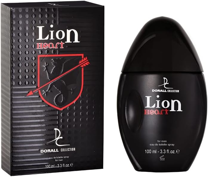 Dorall Collection Lion Heart Perfume Gift Set for Men (Eau De Toilette Perfume Deodorant Body Spray Gift Set For Him (100ML+150ML)