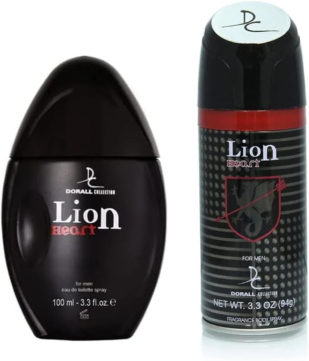 Dorall Collection Lion Heart Perfume Gift Set for Men (Eau De Toilette Perfume Deodorant Body Spray Gift Set For Him (100ML+150ML) - Image 4