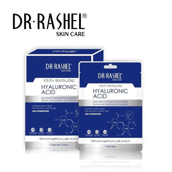 Dr.Rashel Youth Revitalizing Hyaluronic Acid Mask Sheet - 10Pcs 25g