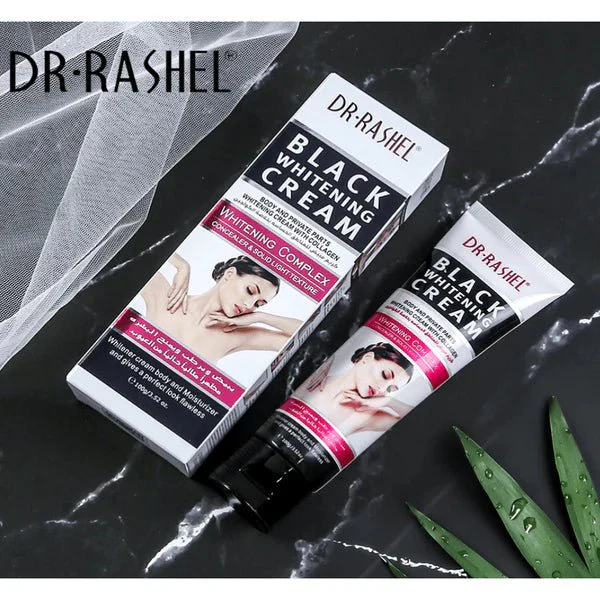 Dr.Rashel Black Whitening With Collagen Cream 100g - Image 2