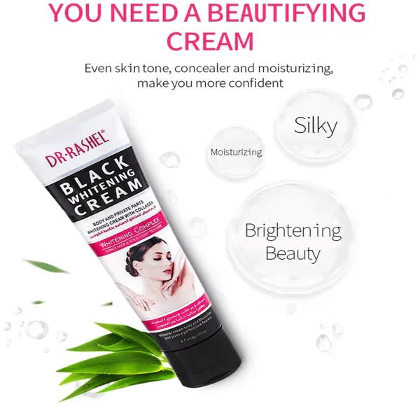 Dr.Rashel Black Whitening With Collagen Cream 100g - Image 3