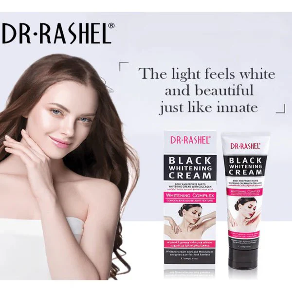 Dr.Rashel Black Whitening With Collagen Cream 100g - Image 4