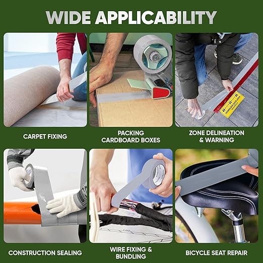 Duct Tape 2 inches Strong Adhesive Silver Tape - Image 5