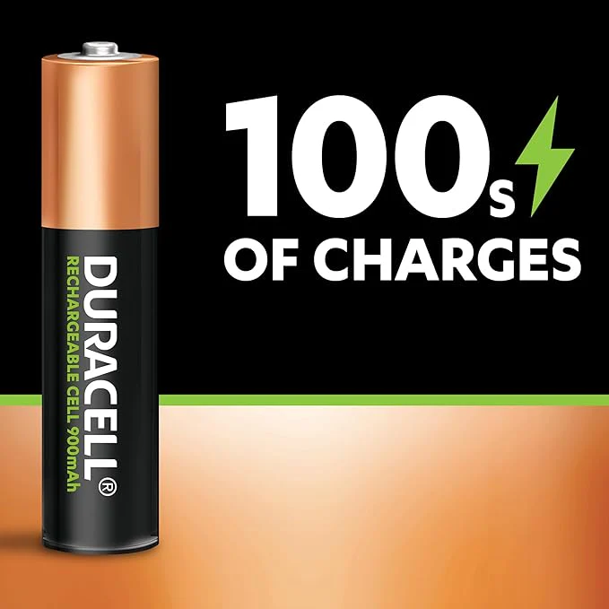 DURACELL Rechargeable AAA Batteries 900 mAh, Pack of 4Â - Image 2