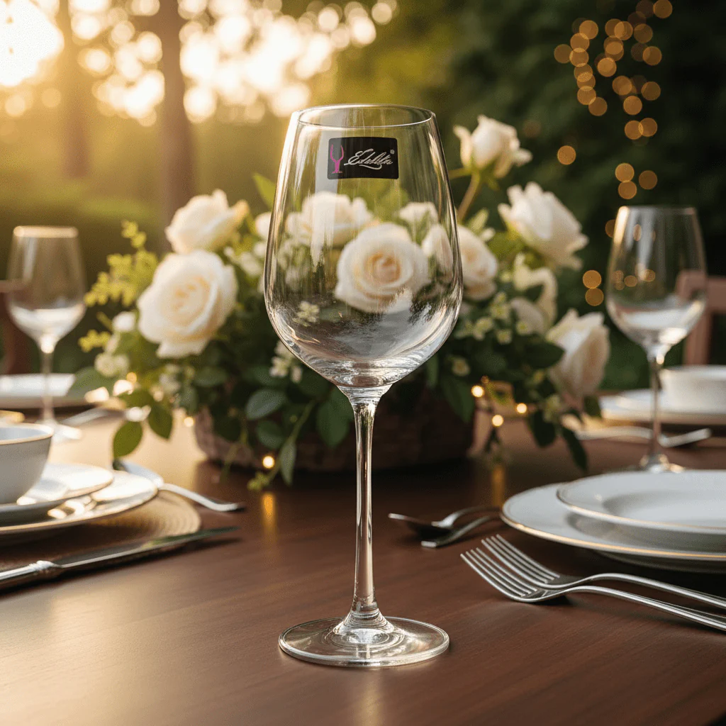 Edelita Modern Stem Wine Glass with Balanced Design for Home, Restaurant and Event Use – 400 ml - Image 3