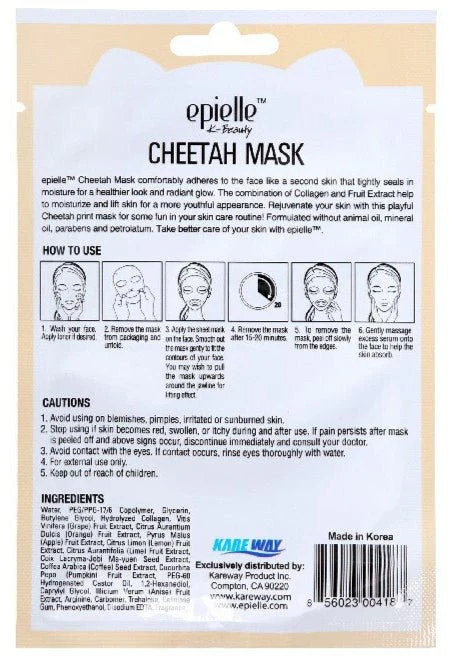 Epielle Facial Mask Cheetah-23g - Image 2