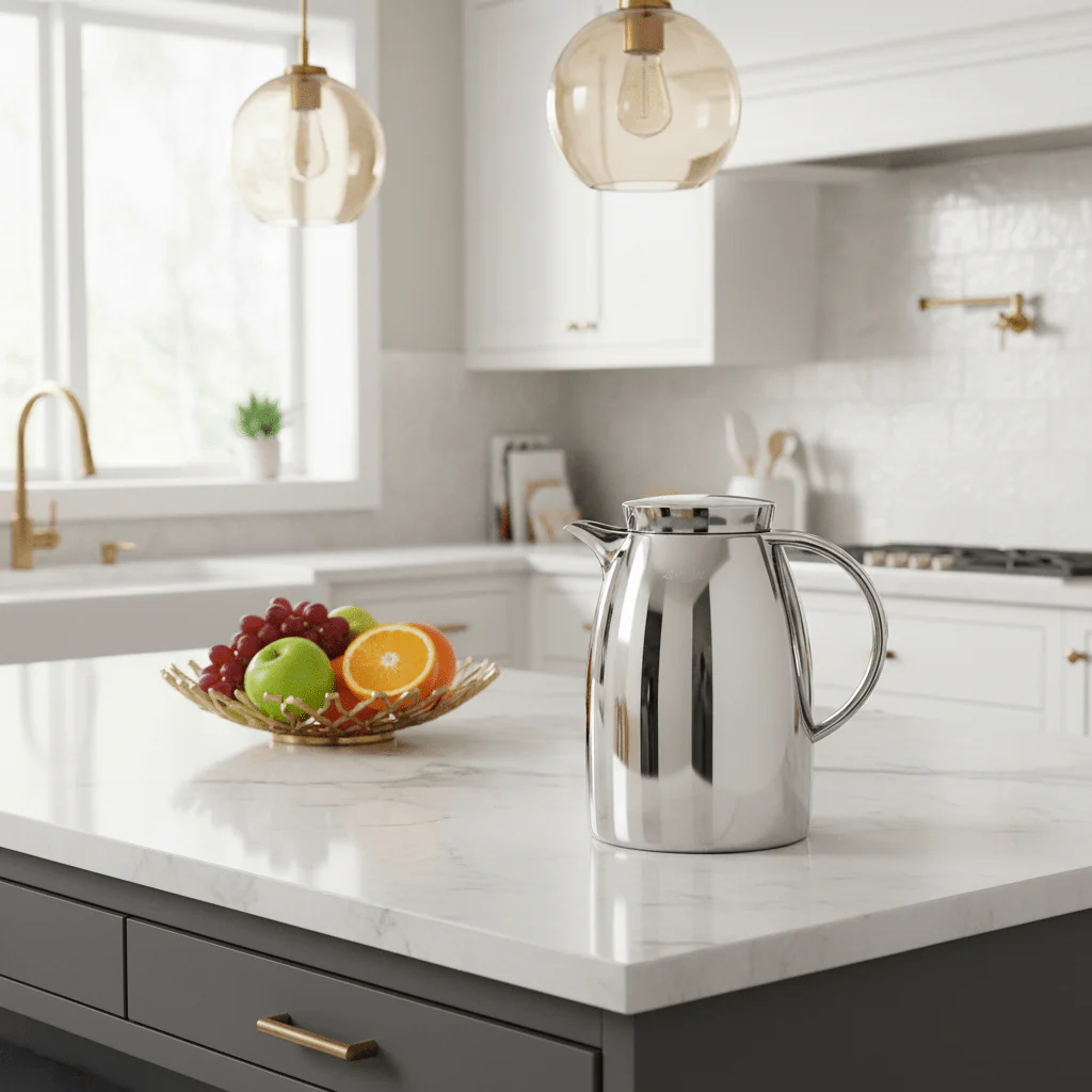 Emsa Vacuum Flask 0.35L – Mirror Chrome - Image 4