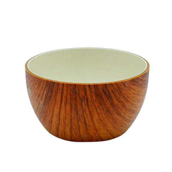 Evelin Round Bowl Wooden Texture 9Cm 10271Mk - Image 2