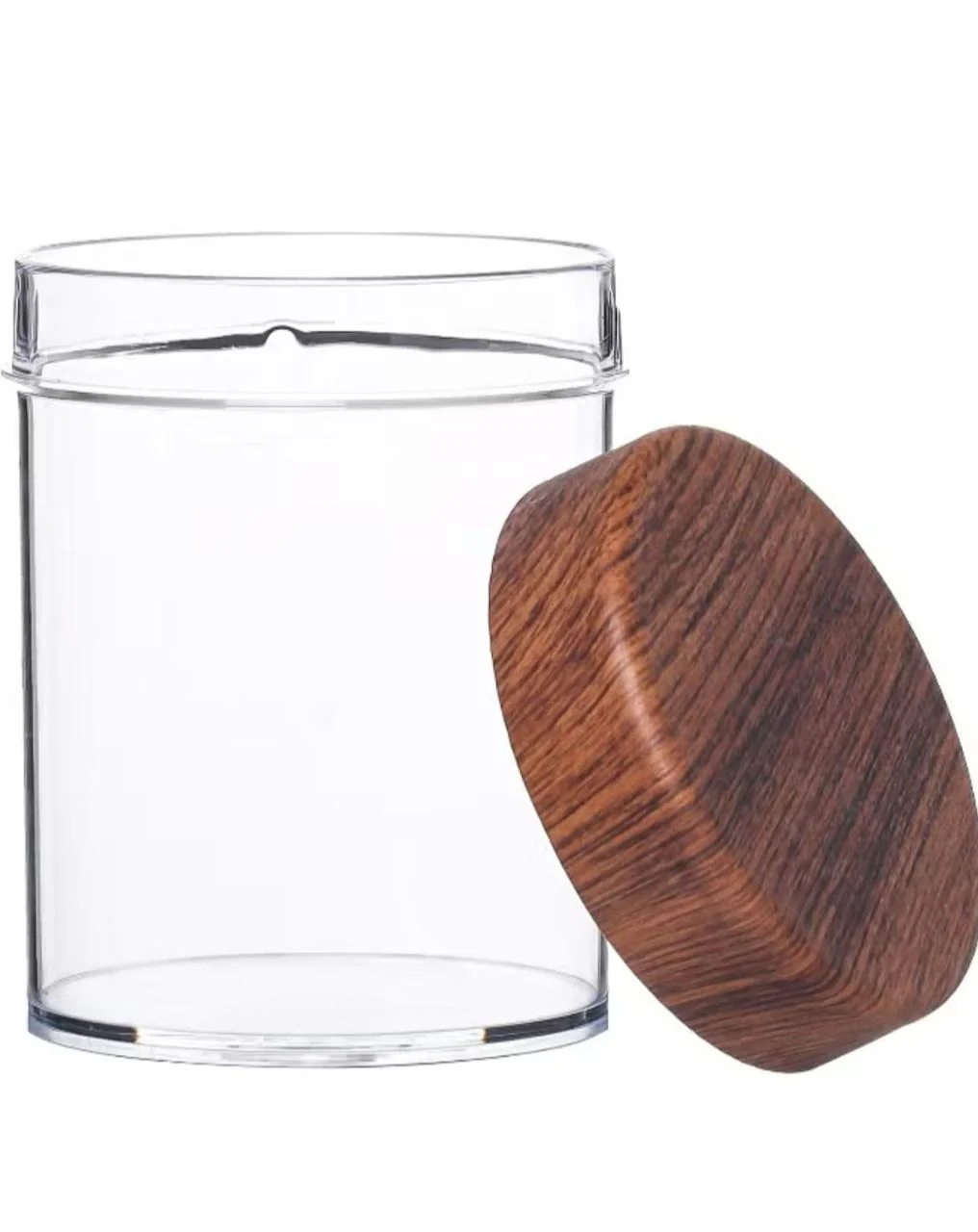 EVELIN Round Plastic Jar 1 Liter-10828M - Image 2