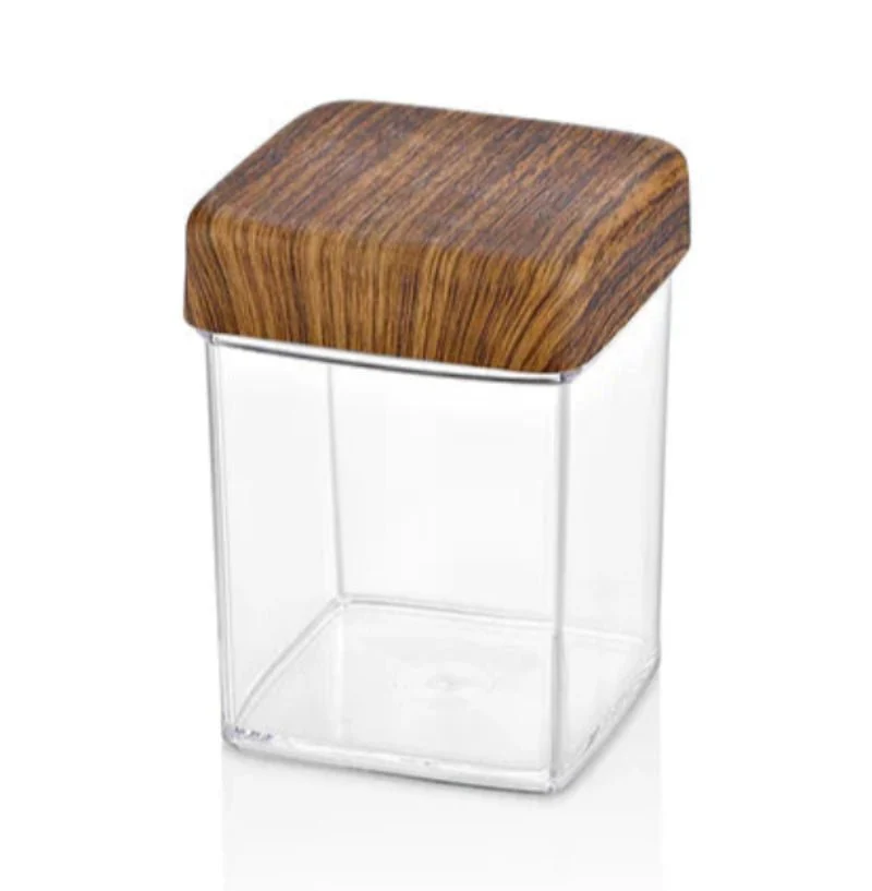 EVELIN Square Jar Plastic 400ml-10816M - Image 2