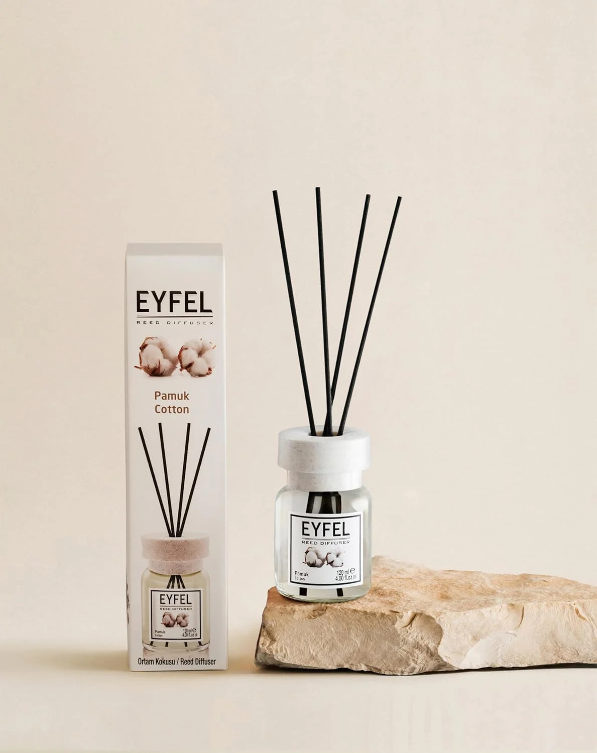 Eyfel Reed Diffuser, Cotton- 120ml