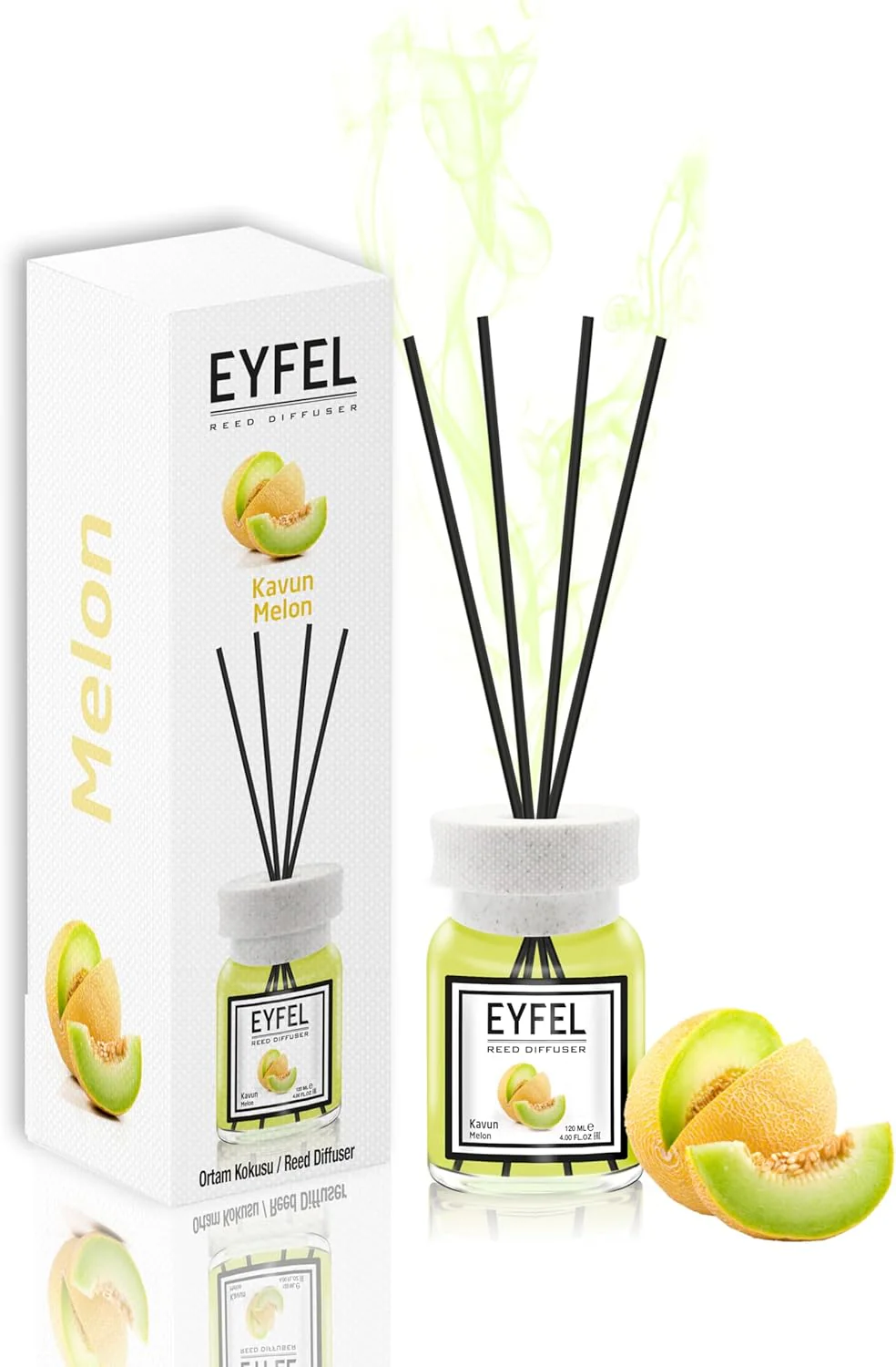 Eyfel Reed Diffuser - Melon 120ML - Image 4
