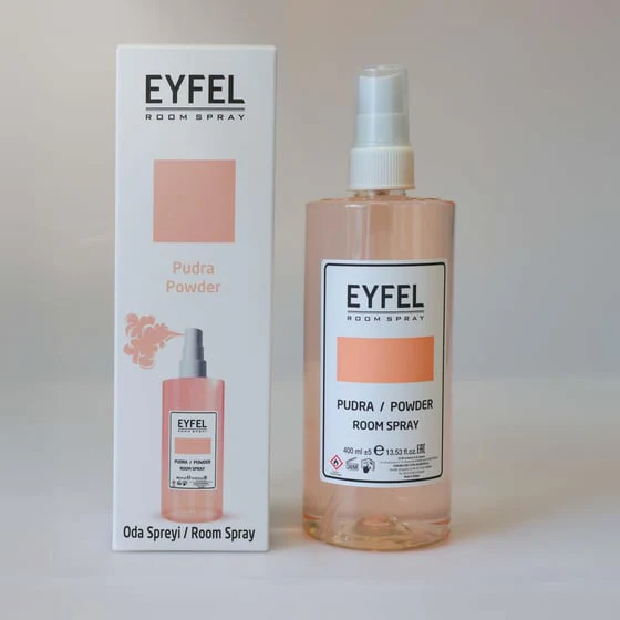 Eyfel Pudra Powder Room Freshner Spray 400Ml