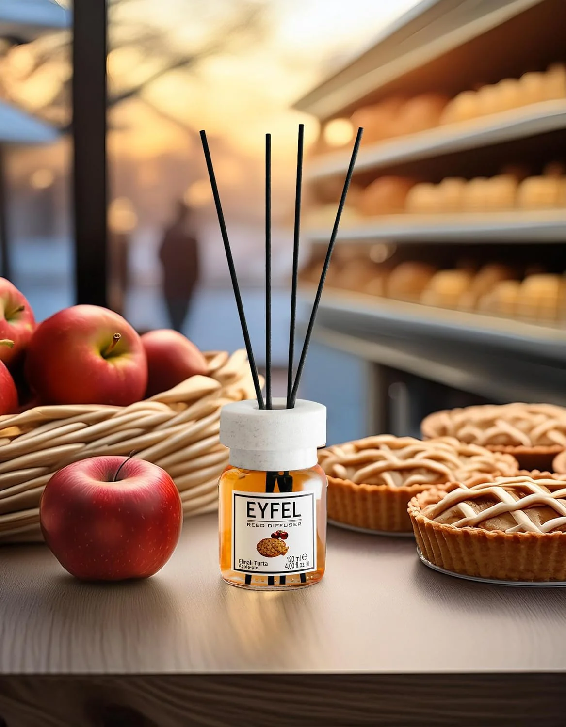 Eyfel Reed Diffuser-Apple-Pie 120ml - Image 2