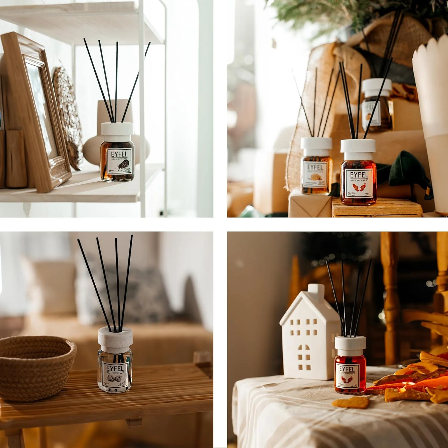 Eyfel Reed Diffuser-Apple-Pie 120ml - Image 4