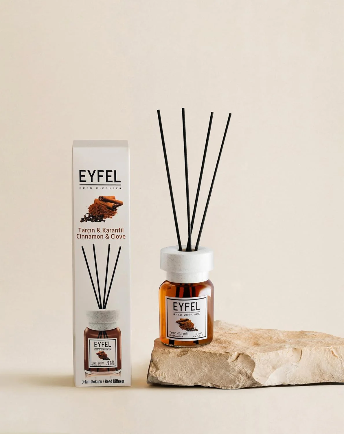 Eyfel Reed Diffuser- Cinnamon & Clove 120ml - Image 3