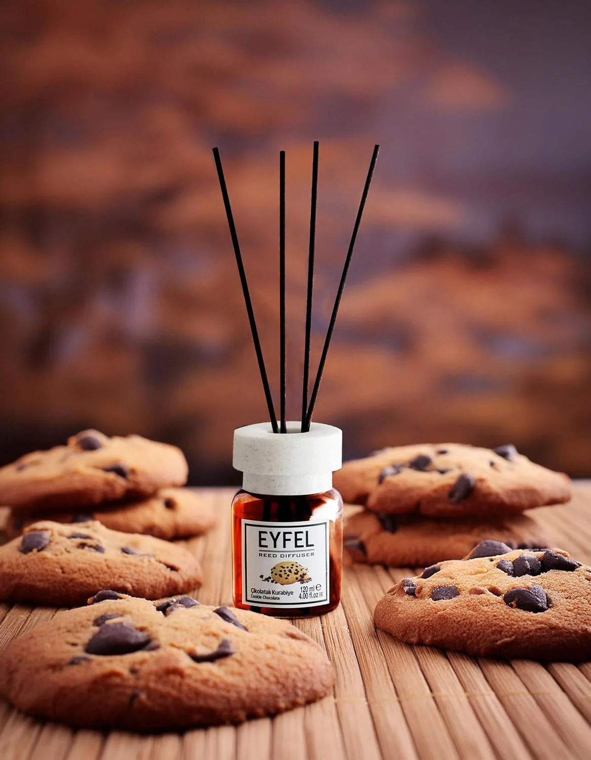 Eyfel Reed Diffuser- Cookie Chocolate 120ml - Image 2