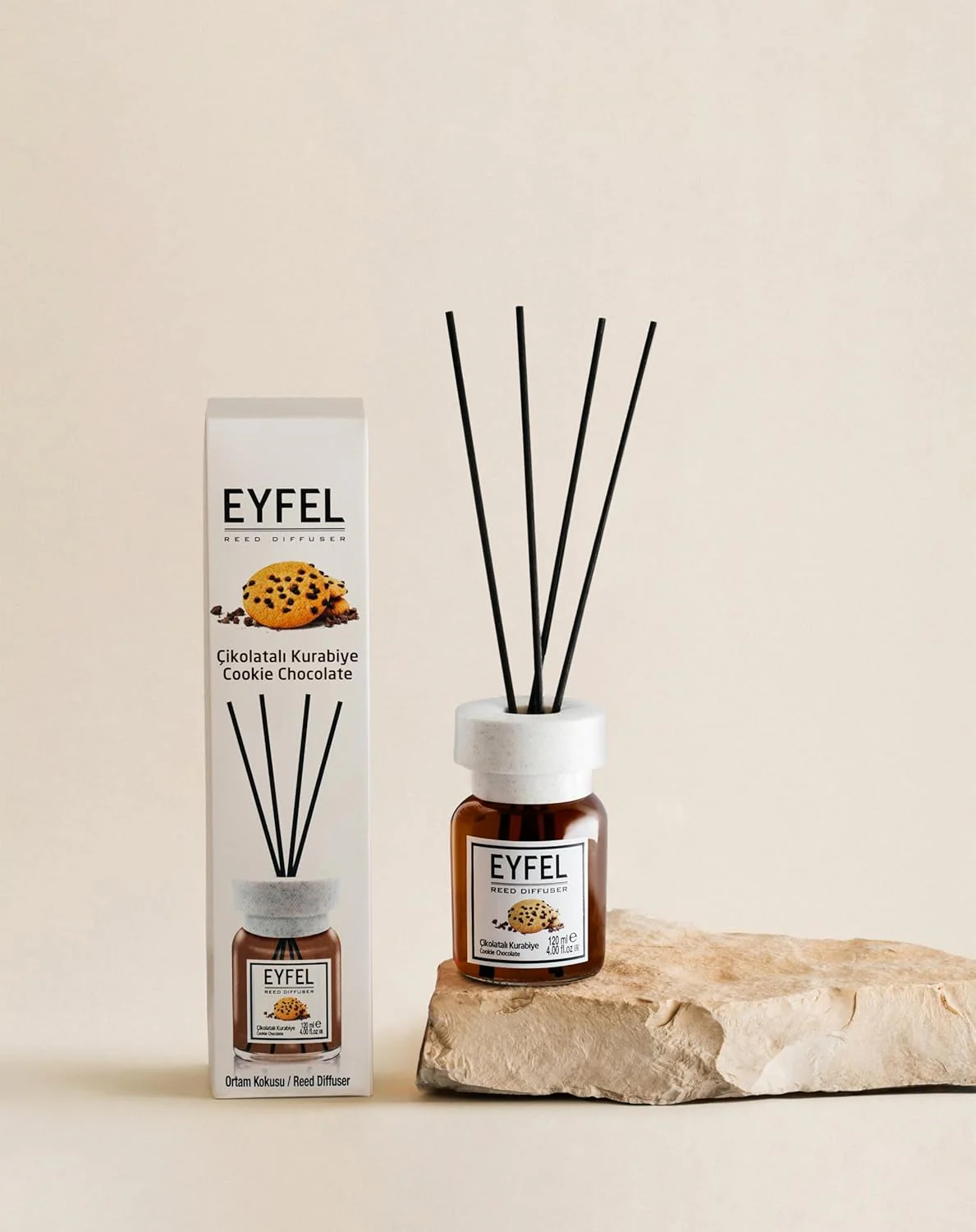 Eyfel Reed Diffuser- Cookie Chocolate 120ml - Image 3