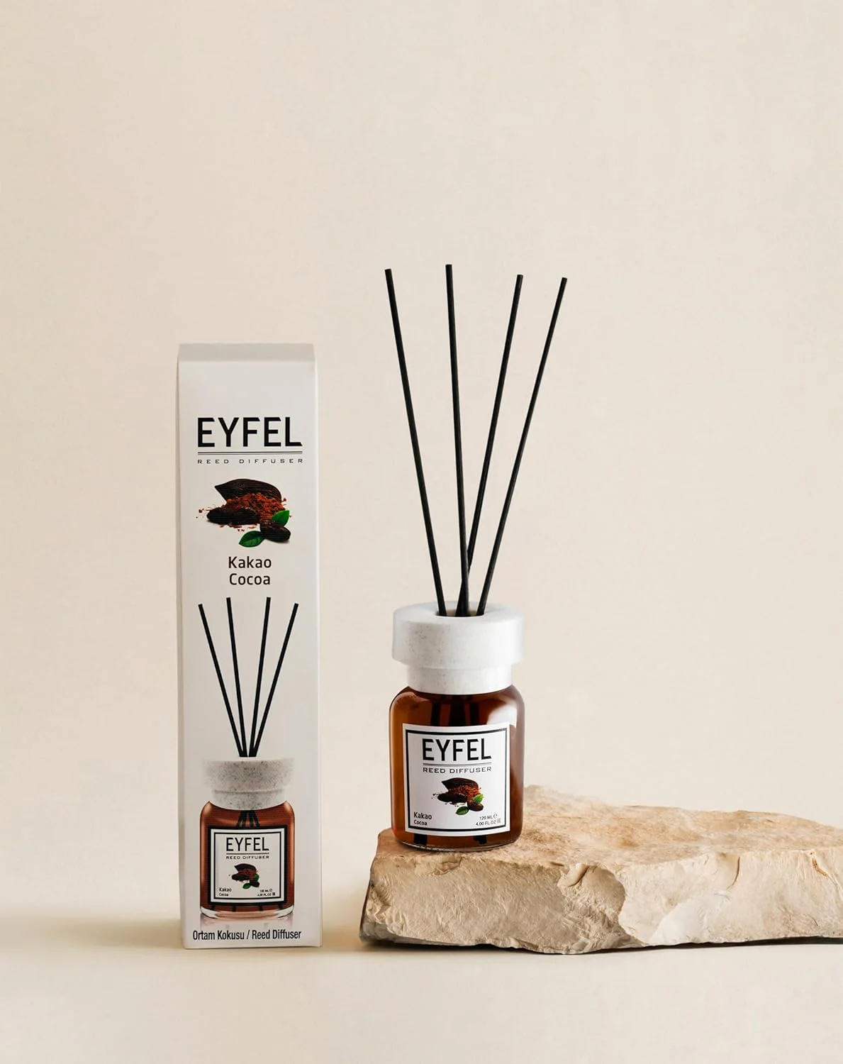 Eyfel Reed Diffuser- Kakao Cocoa 120ml - Image 2