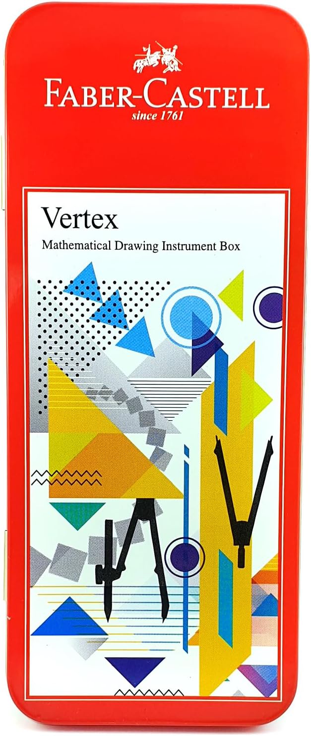 Faber-Castell Faber Castell I Tec Mathematical Drawing Instruments, Red, 8901180362013 - Image 2