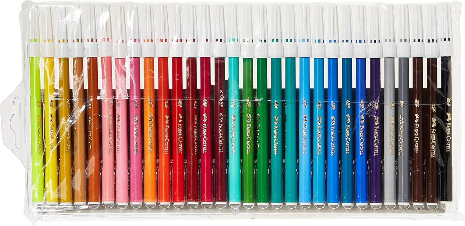 Faber-Castell Felt Color Markers-30Pcs