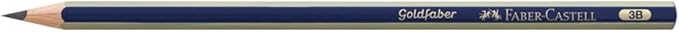 Faber Castell Gold 1221 3B Pencil Pack Of 12Â Black - Image 3