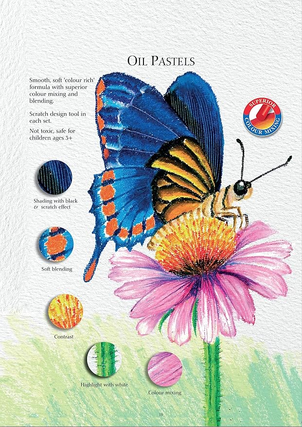 Faber-Castell Oil Pastels 24 Color 60Mm Round - Image 4
