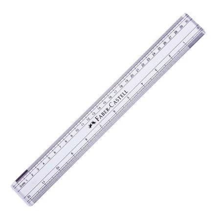 Faber-Castell Transparent Plastic Ruler 30Cm - Image 2