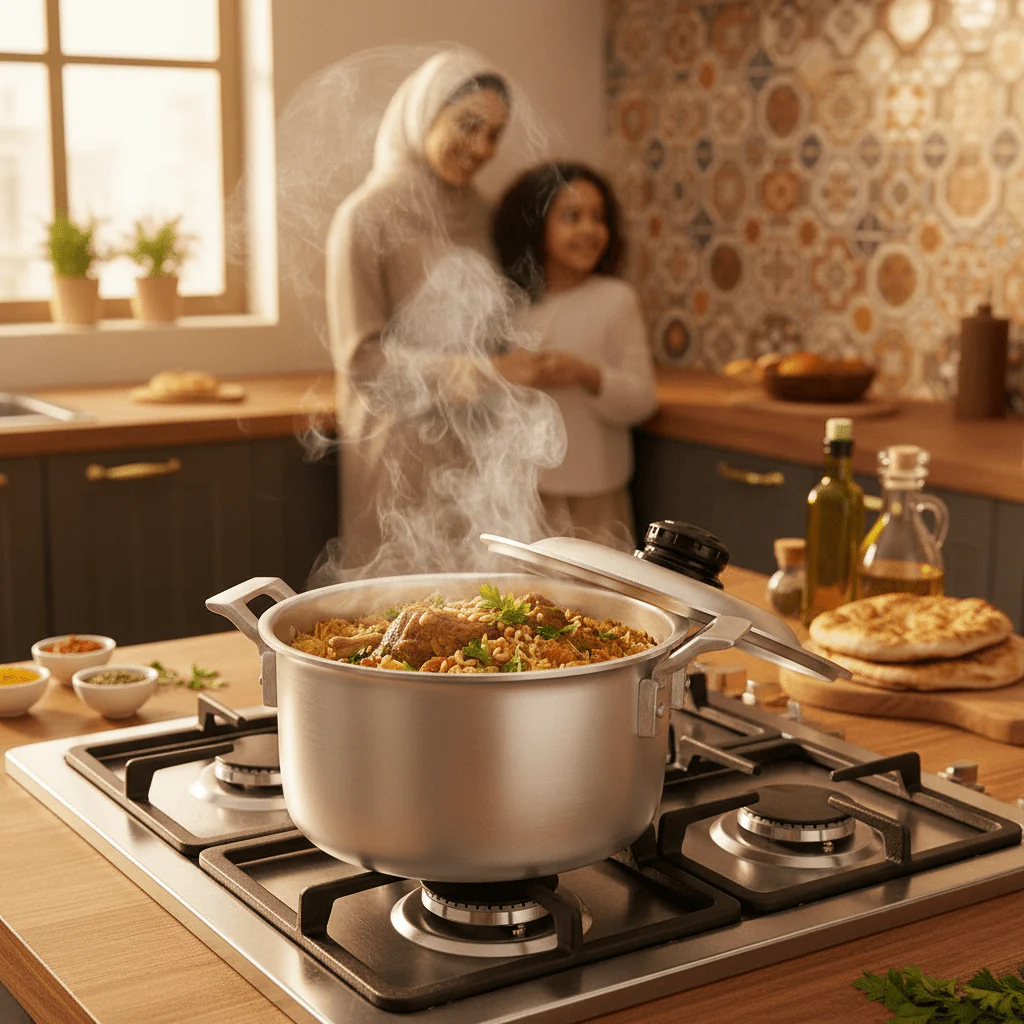 Falcon Aluminium Cooking Pot with Lid No.4, 27cm*12cm - Image 2
