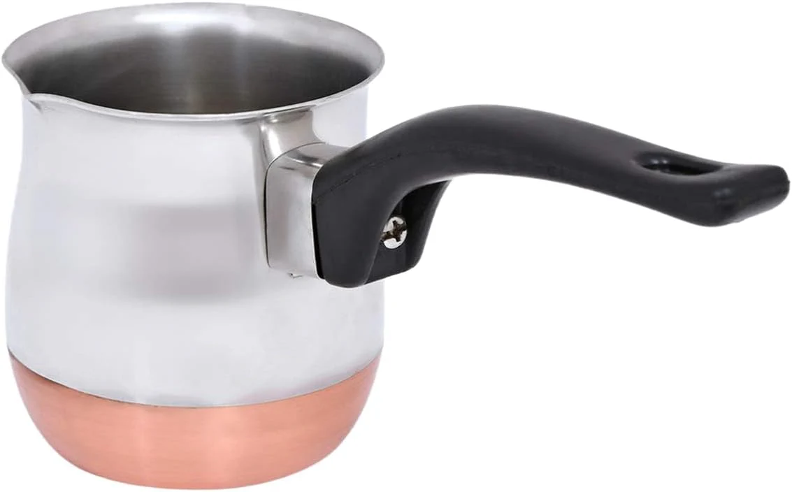 FALCON Half Copper Coffee Warmer with Handle 450ml - Image 2