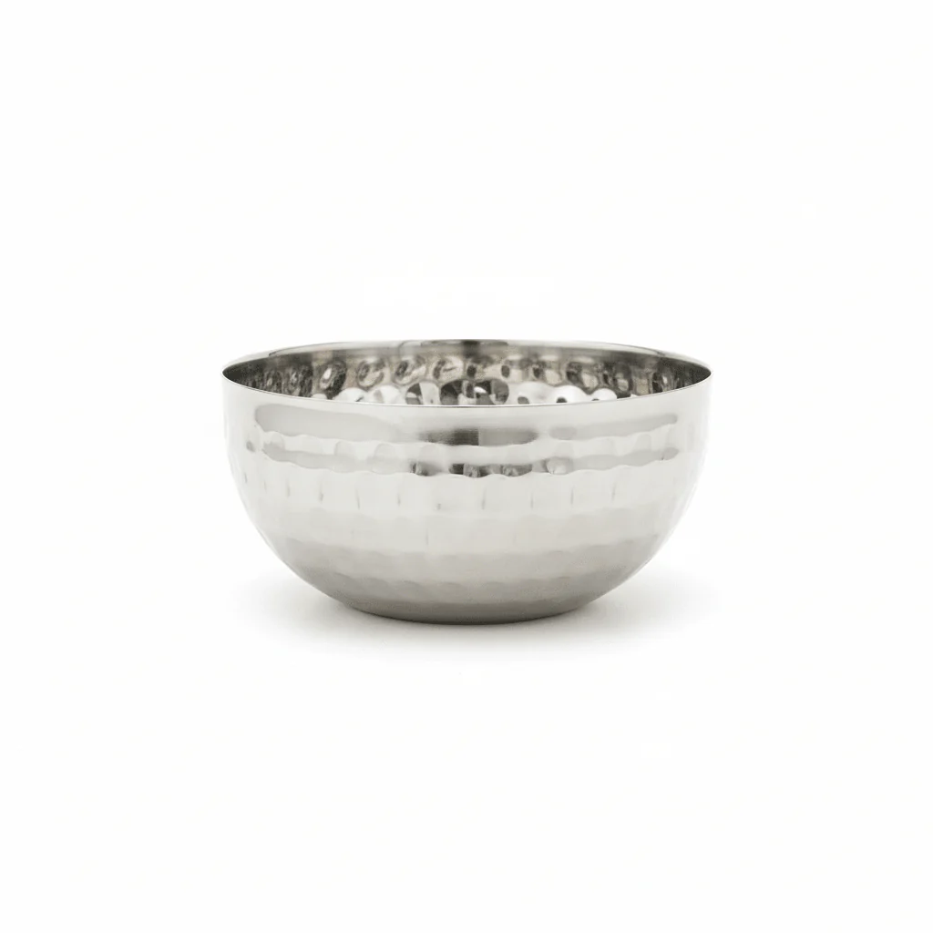 Falcon Stainless Steel Hammered Mini Serving Bowl – 11 cm