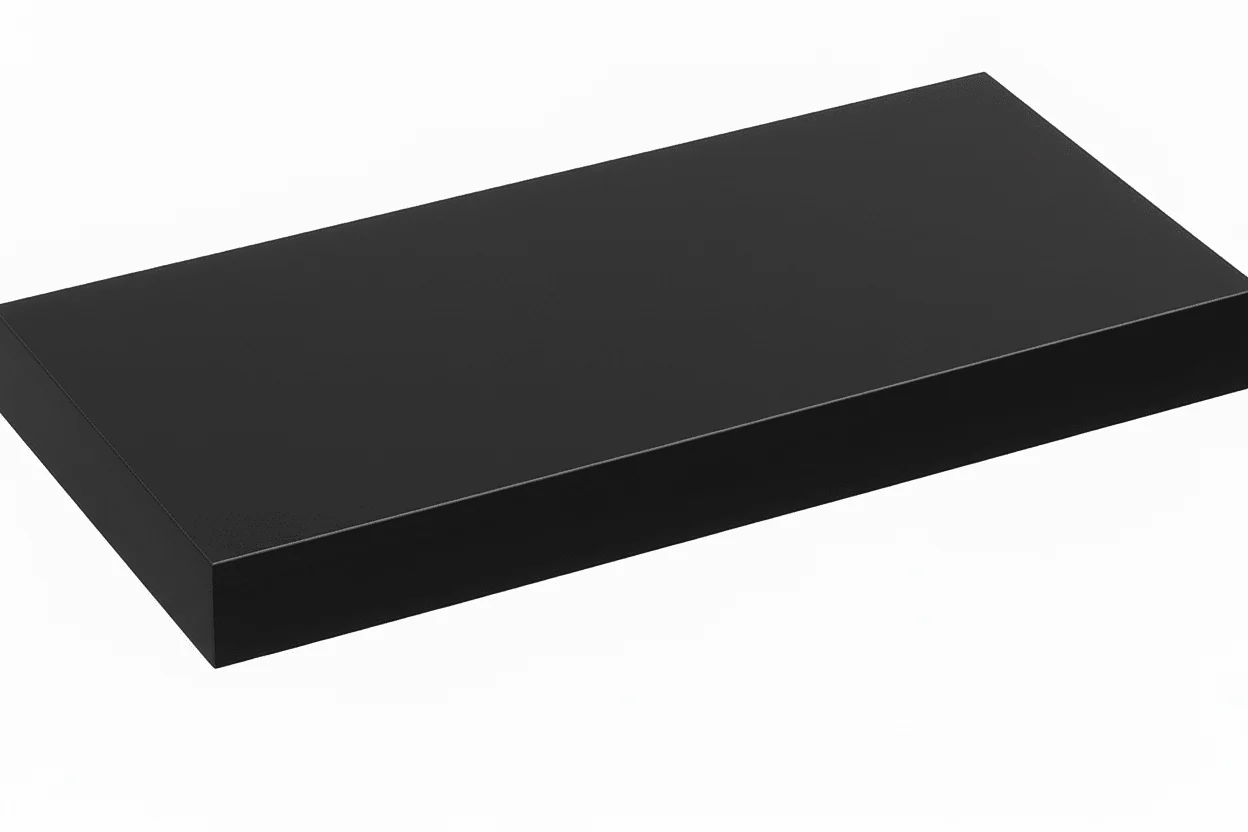 Farzana Wooden Floating Wall Shelf 40*23.5*3.8 cm - Black Color