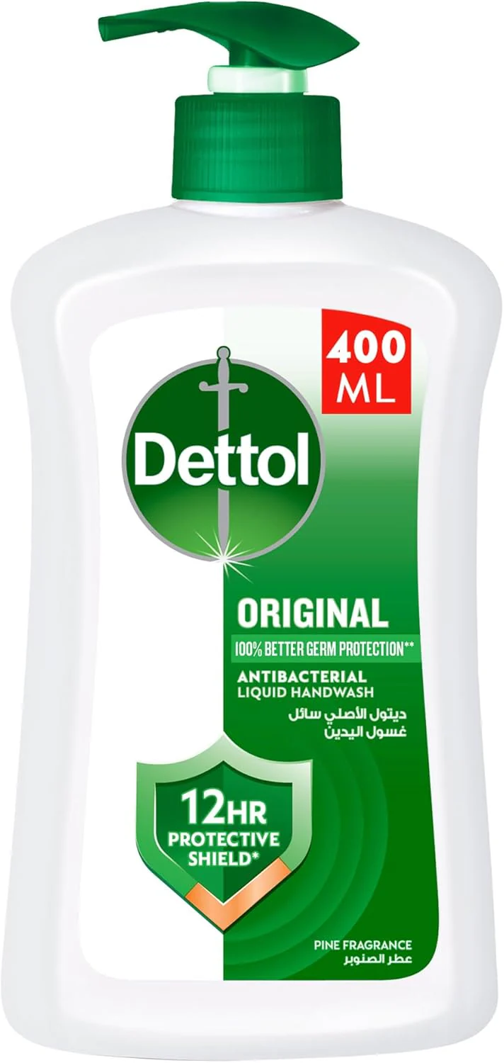 Dettol Original Liquid Handwash Pump, Pine Scent, 400ml