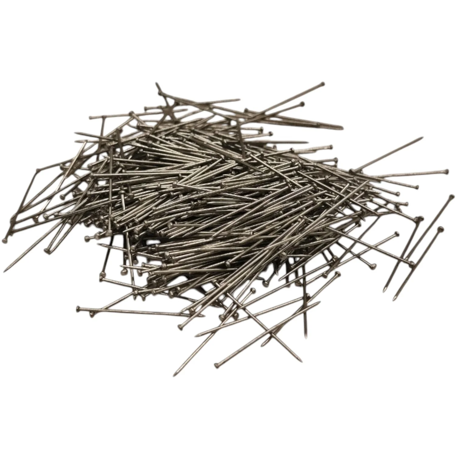 FIS Fine Straight Pins, Durable Stainless Steel Dressmaker For Sewing With Plastic Boxes, Flat Head, Satin Pins For Jewelry Making, Sewing Crafts 50Grams-28MM - Image 2