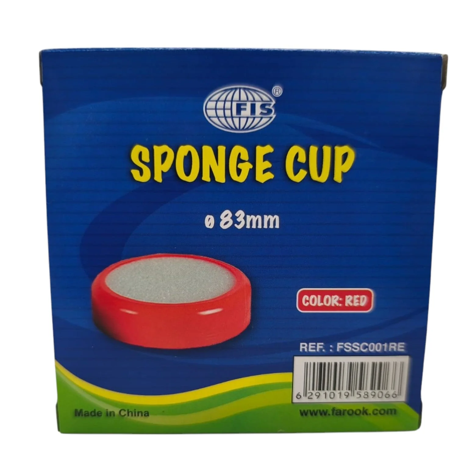 FIS Finger Wet Sponge, Money Cash Sponge Finger Wet Tool Finger Moistener 8Cm-Red - Image 4