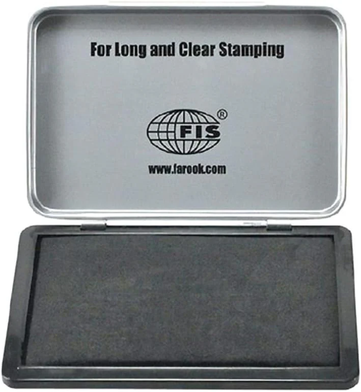 FIS Stamp Pad Medium Size Black