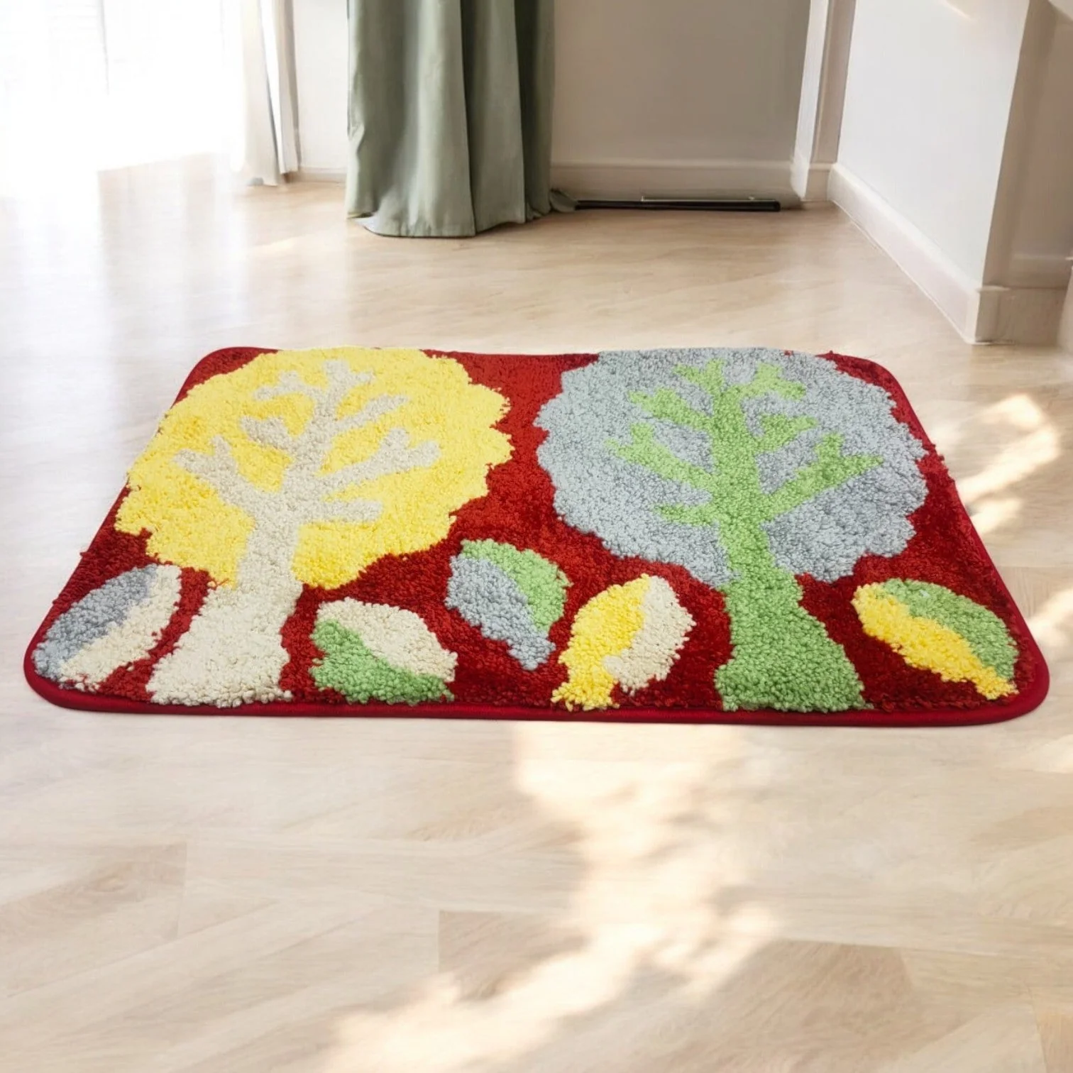 Front Door Mat, Kitchen Bathroom Rug, Entrance Entryway Rug,Anti Slip Mat, Outside Inside 40X60CM
