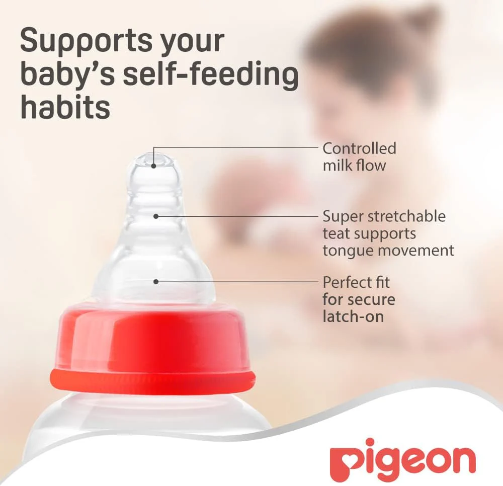 Pigeon Peristaltic Silicone Nipple, 2 Pieces,Size M - Image 5