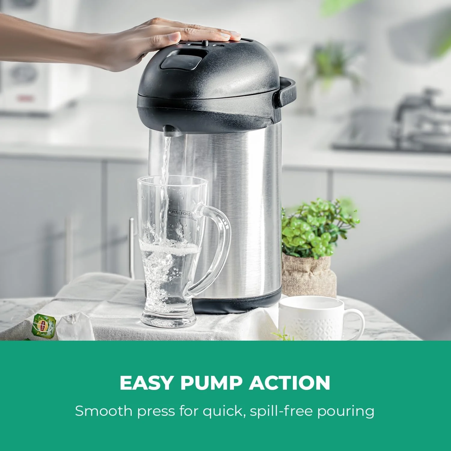Royalford Vacuum Flask - RF8337 - 4 Ltr - Image 2