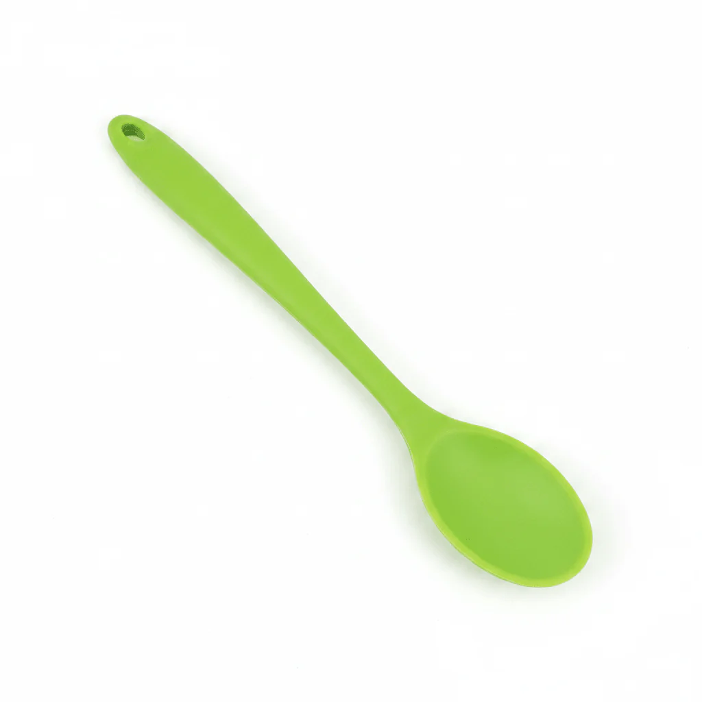 Fullcook Silicone Spoon 20cm - Lime Green / Orange / Light Blue