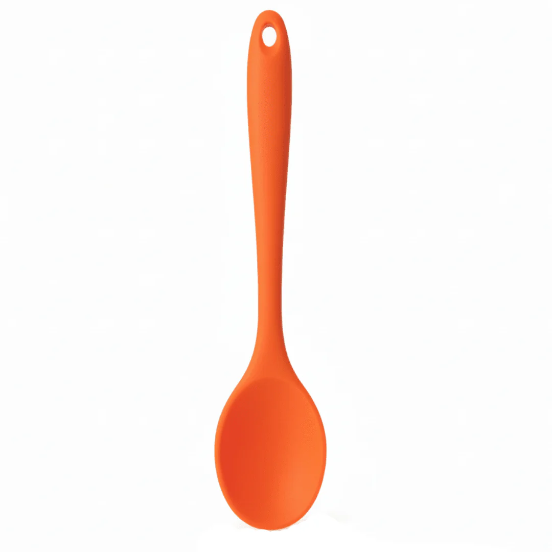 Fullcook Silicone Spoon 20cm - Lime Green / Orange / Light Blue - Image 4