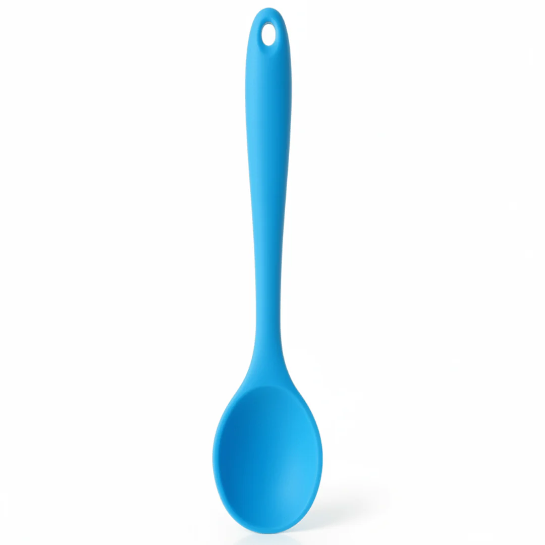 Fullcook Silicone Spoon 20cm - Lime Green / Orange / Light Blue - Image 5
