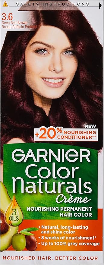 Garnier Color Naturals 3.6 Deepred Brown Haircolor