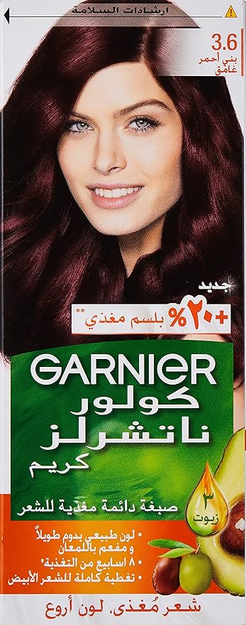 Garnier Color Naturals 3.6 Deepred Brown Haircolor - Image 2