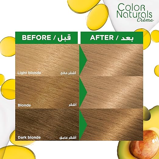 Garnier Color Naturals, 8.1 Light Ash Blonde, Permanent Hair Color - Image 3