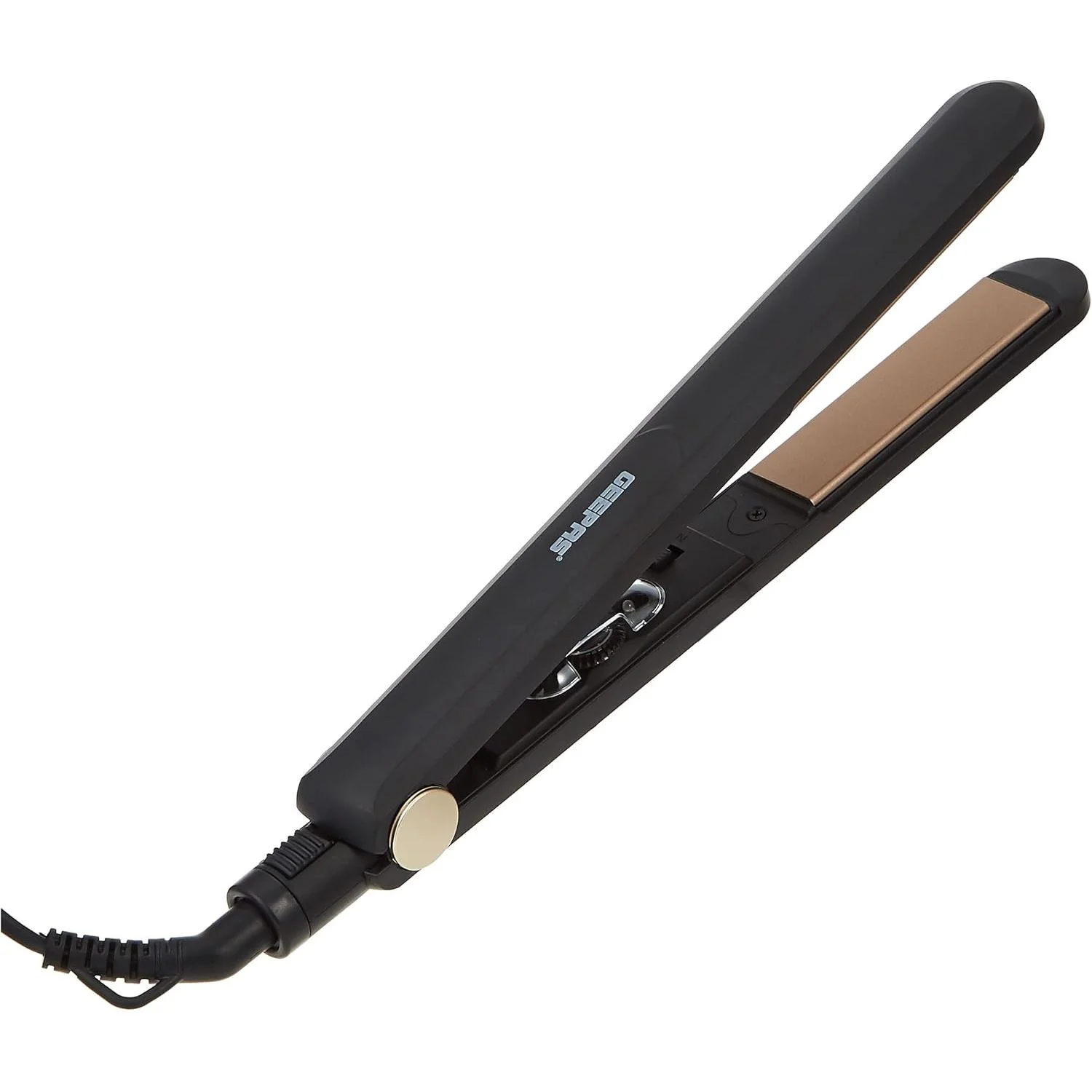 Geepas Ceramic Hair Straighteners | Easy Pro-Slim Hair Straightener | 15 Seconds Heat Up Time Max Temperature 230¡C | LED Indicator, 360¡ Swivel Cord & Lockable Handle |45W | 2-Year Warranty - Image 3