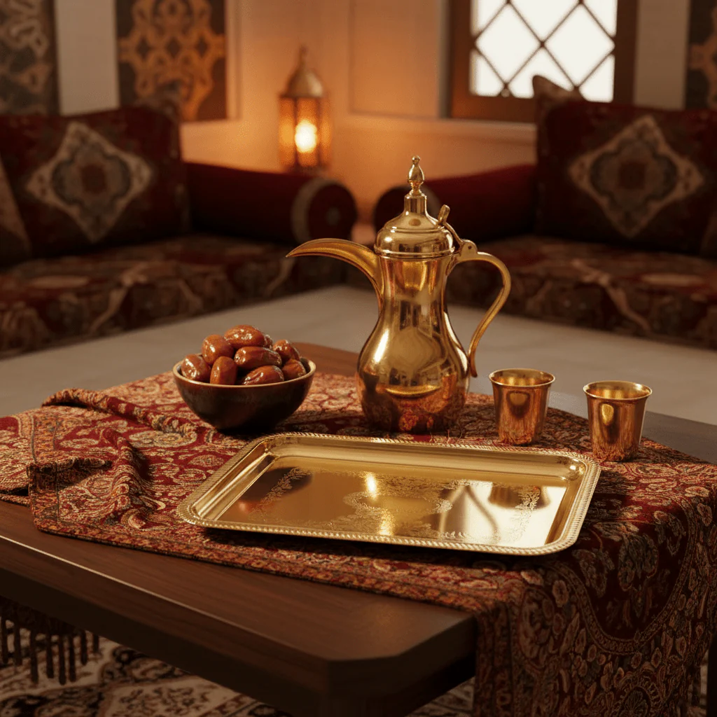 Germax Gold Rectangle Serving Tray – 24×17cm | Decorative Metal Tray for Hospitality & Majlis - Image 2